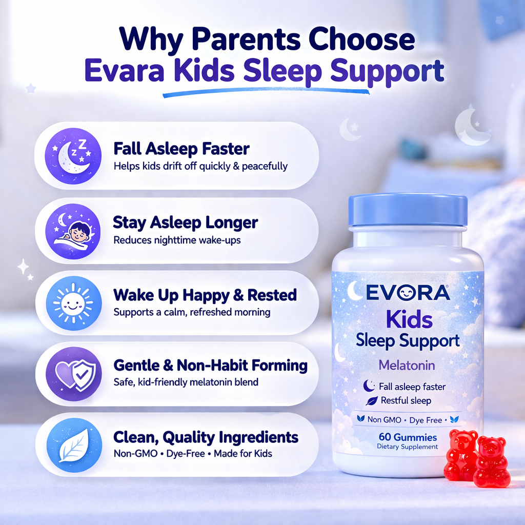 Evora Peaceful Bedtime Gummies